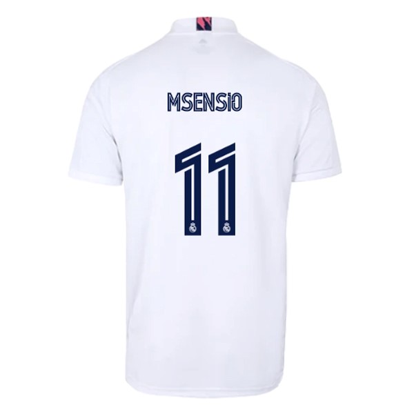 Maillot Football Real Madrid Domicile NO.11 Asensio 2020-21 Blanc